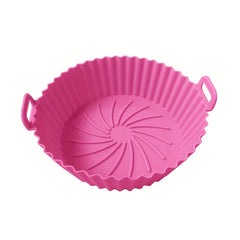 Silicone Air Fryer Liner 16cm Round Reusable Baking Tray Oven Accessories