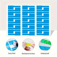 240pcs Cable Labels A4 Waterproof Tear-resistant Network Cable Stickers