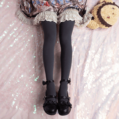 High Waist Slim Pantyhose Elastic Footed Women's Stockings