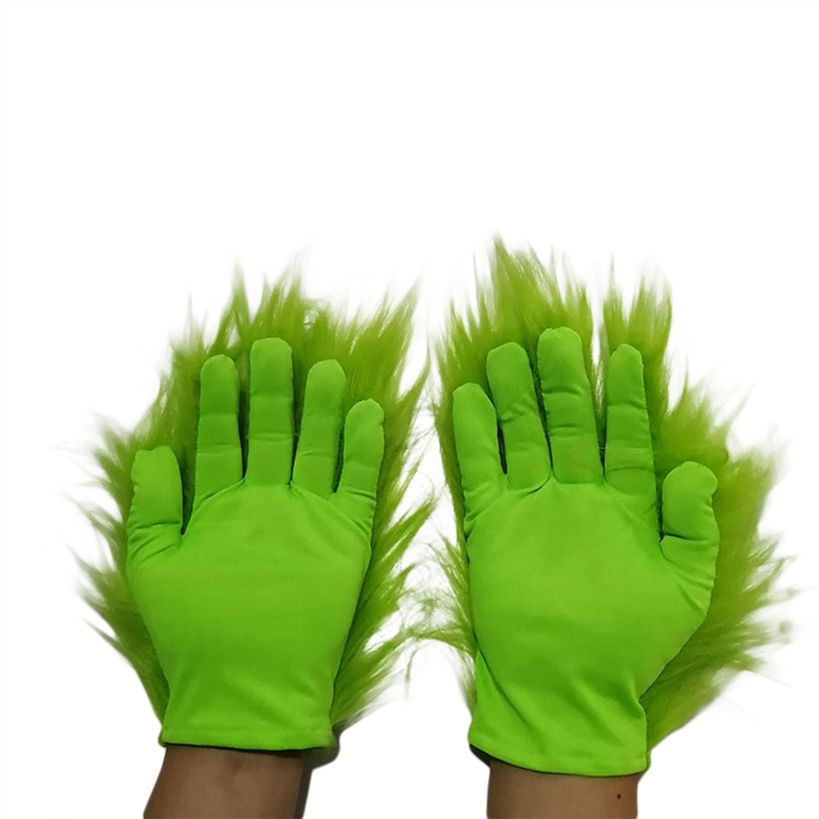 Christmas Thief Gloves Fluorescence Green Santa Decoration Carnival