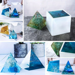Large Silicone Pyramid Mold Set for Resin DIY Home Decor