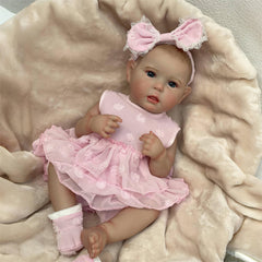 Hand-Painted Lifelike 48 Youngsters Girl Reborn Doll - Waterproof Vinyl