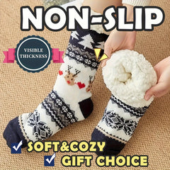 Plush Warm Socks Thickened Soft Slipper Socks Cozy Sleep Socks