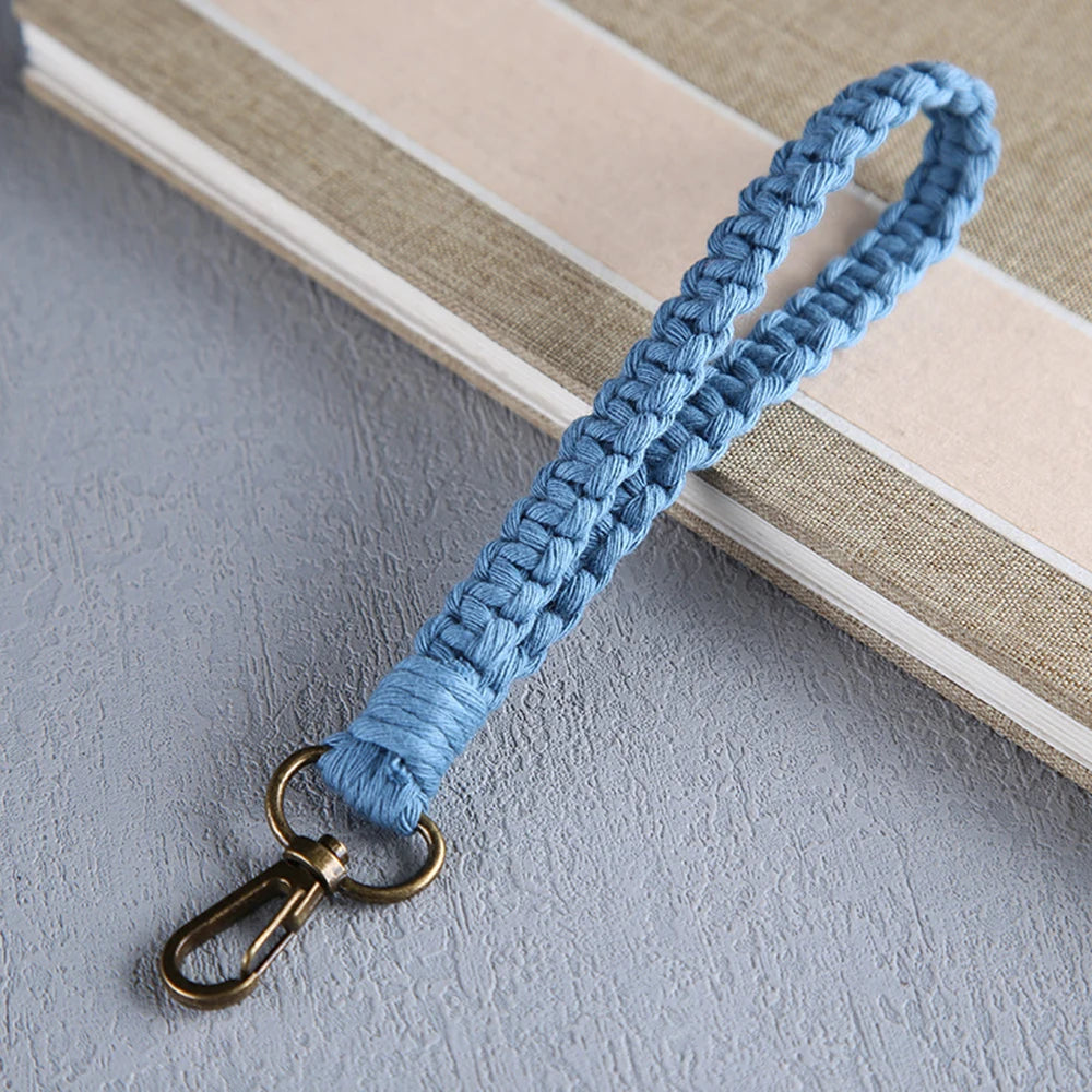 Vintage Twist Cotton Rope Key Organizer Women Temperament Car Bag Key Holder