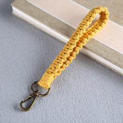Vintage Twist Cotton Rope Key Organizer Women Temperament Car Bag Key Holder
