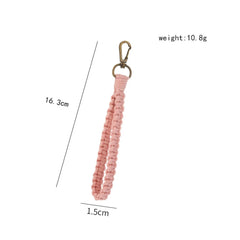Vintage Twist Cotton Rope Key Organizer Women Temperament Car Bag Key Holder