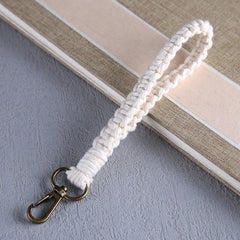 Vintage Twist Cotton Rope Key Organizer Women Temperament Car Bag Key Holder