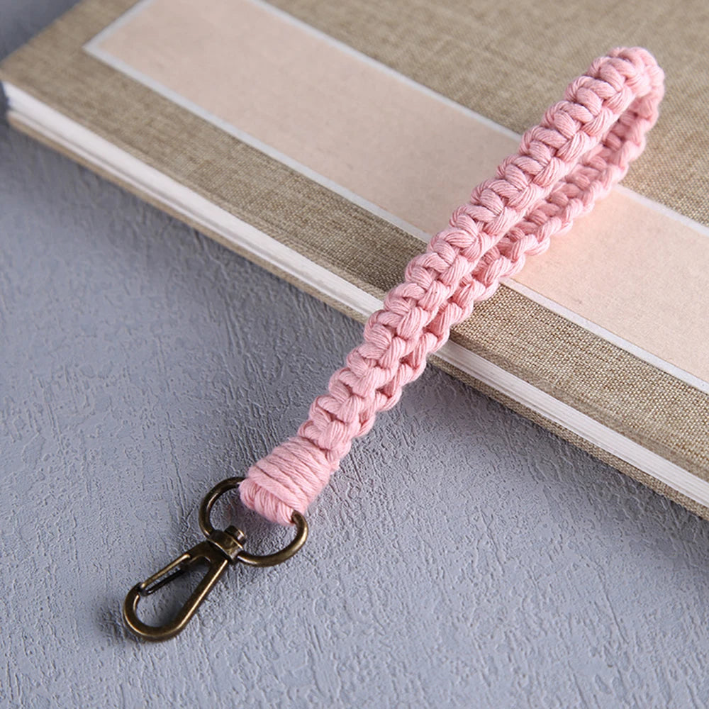 Vintage Twist Cotton Rope Key Organizer Women Temperament Car Bag Key Holder