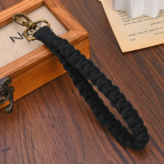Vintage Twist Cotton Rope Key Organizer Women Temperament Car Bag Key Holder