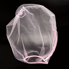 Sheer Tulle Bridal Veil with Elastic Band