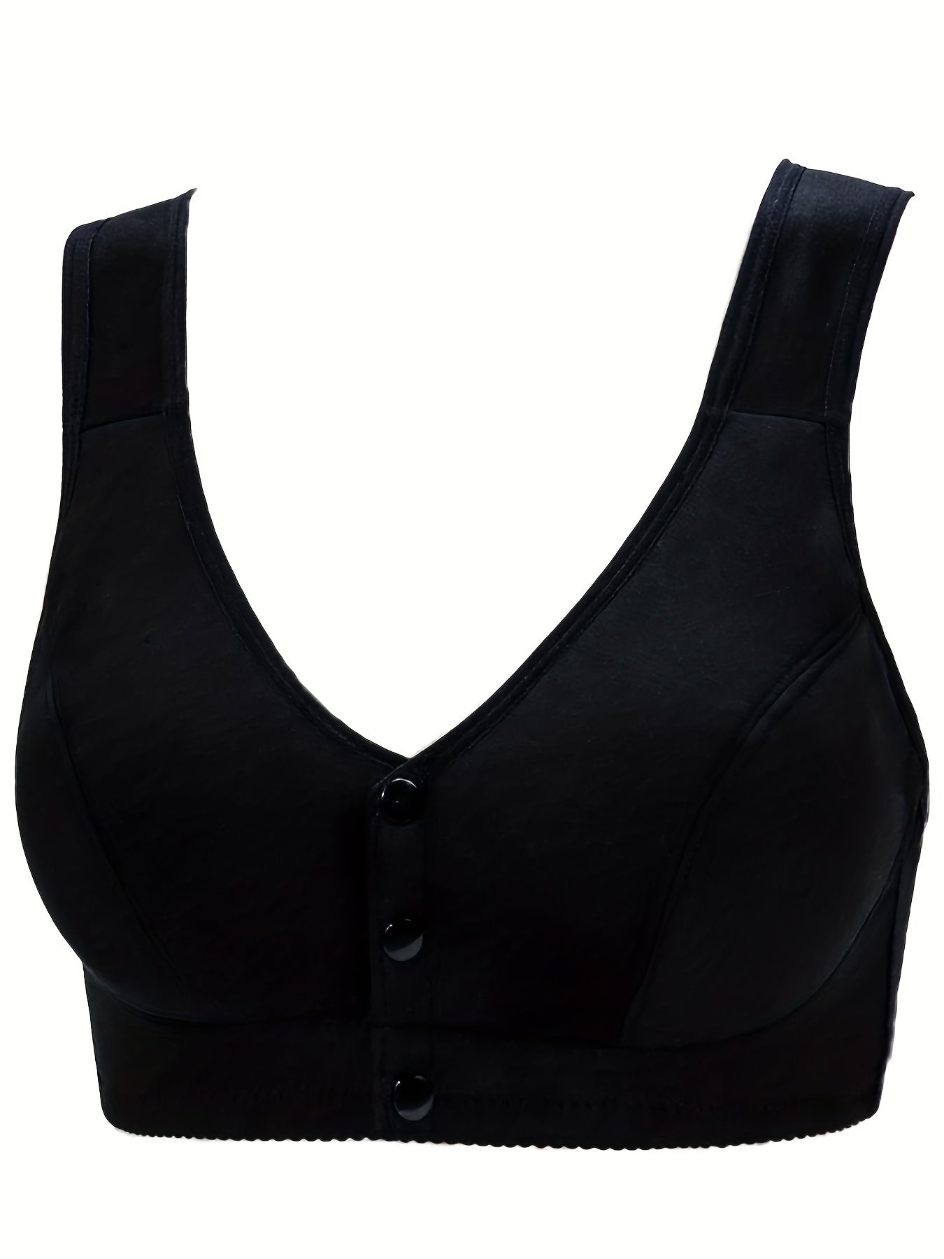 Front Buckle Wireless Bra Comfy & Breathable Push Up Bra