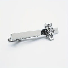 Copper Spaceman Tie Clip Silver Astronaut Tie Clip For Men