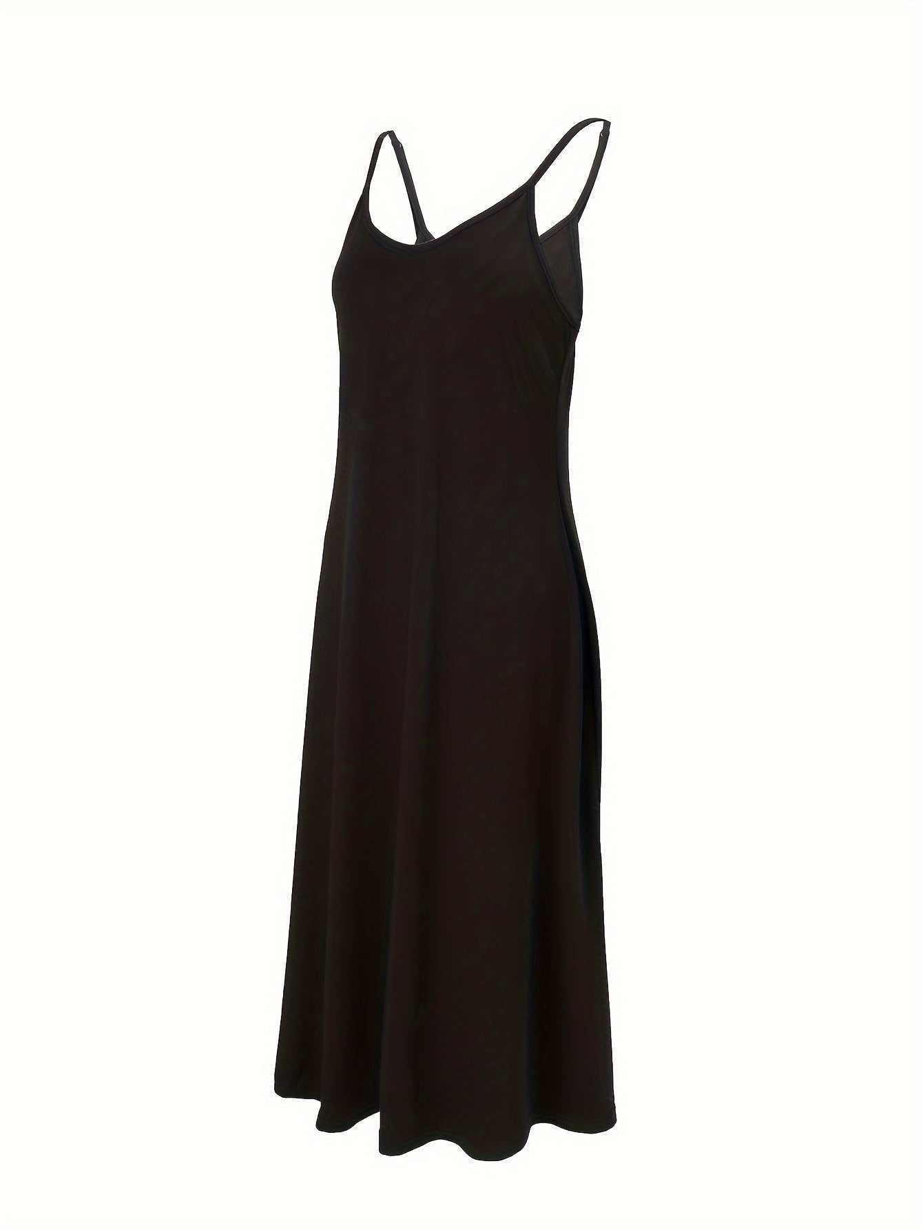 Comfy Crew Neck Slip Home Dress Women's Loungewear