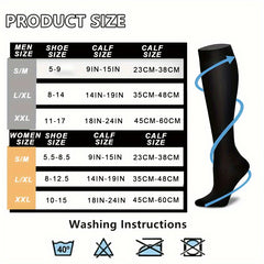6 Pairs Compression Socks 15-25 mmHg for Men & Women