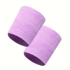 4 Pairs Sports Wristbands Cotton Wrist Sweat Band For Men & Women