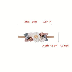 Cute Boy Elastic Hair Band Head Flower Toddler Headband Kids