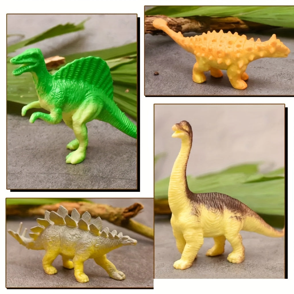 6pcs Realistic PVC Dinosaur Figurines for Education and Home Decor