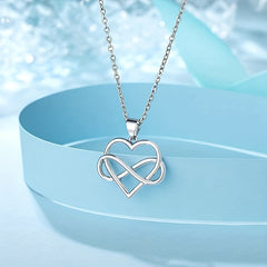 Infinite Heart Necklace Unbiological Sister Friends