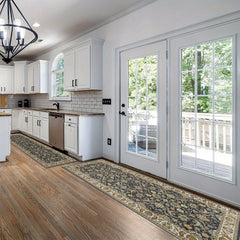 Washable Runner Rug Hallway Kitchen Rugs Non Skid Waterproof Carpet Runner