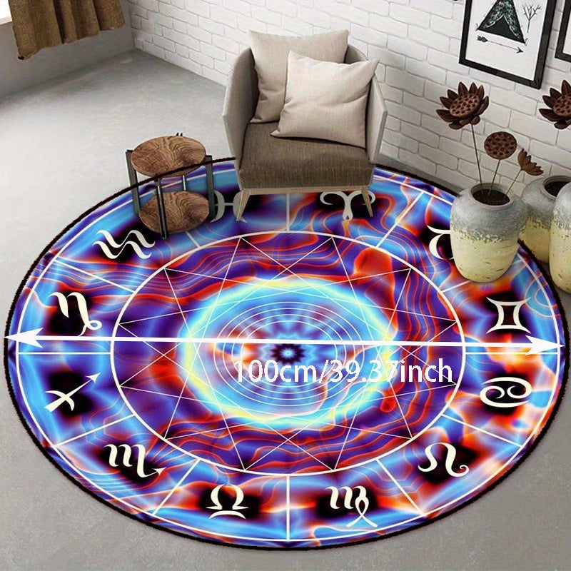 Soft Waterproof Constellation Carpet for Living Room Bedroom Nursery Game Room