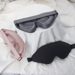 Blockout Light 3D Contoured Eye Mask with Adjustable Strap