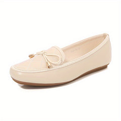 Women's Bowknot Loafers Slip On Flats