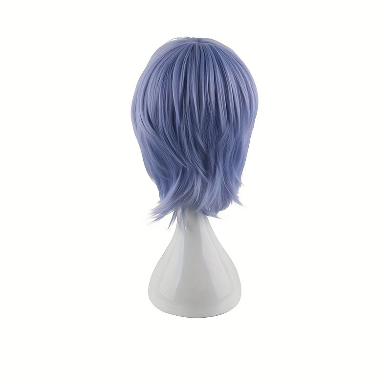Men's Short Straight Wig Anime Costume Wigs for Parties