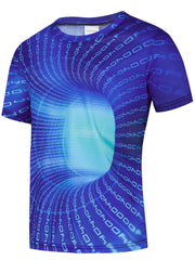 Kids' Quick Dry 3D Print T-Shirt for Summer Fun