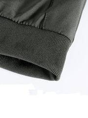 Men's Casual Army Green Button Up Jacket