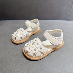 Girls' Flower Sandals for Spring Summer Autumn