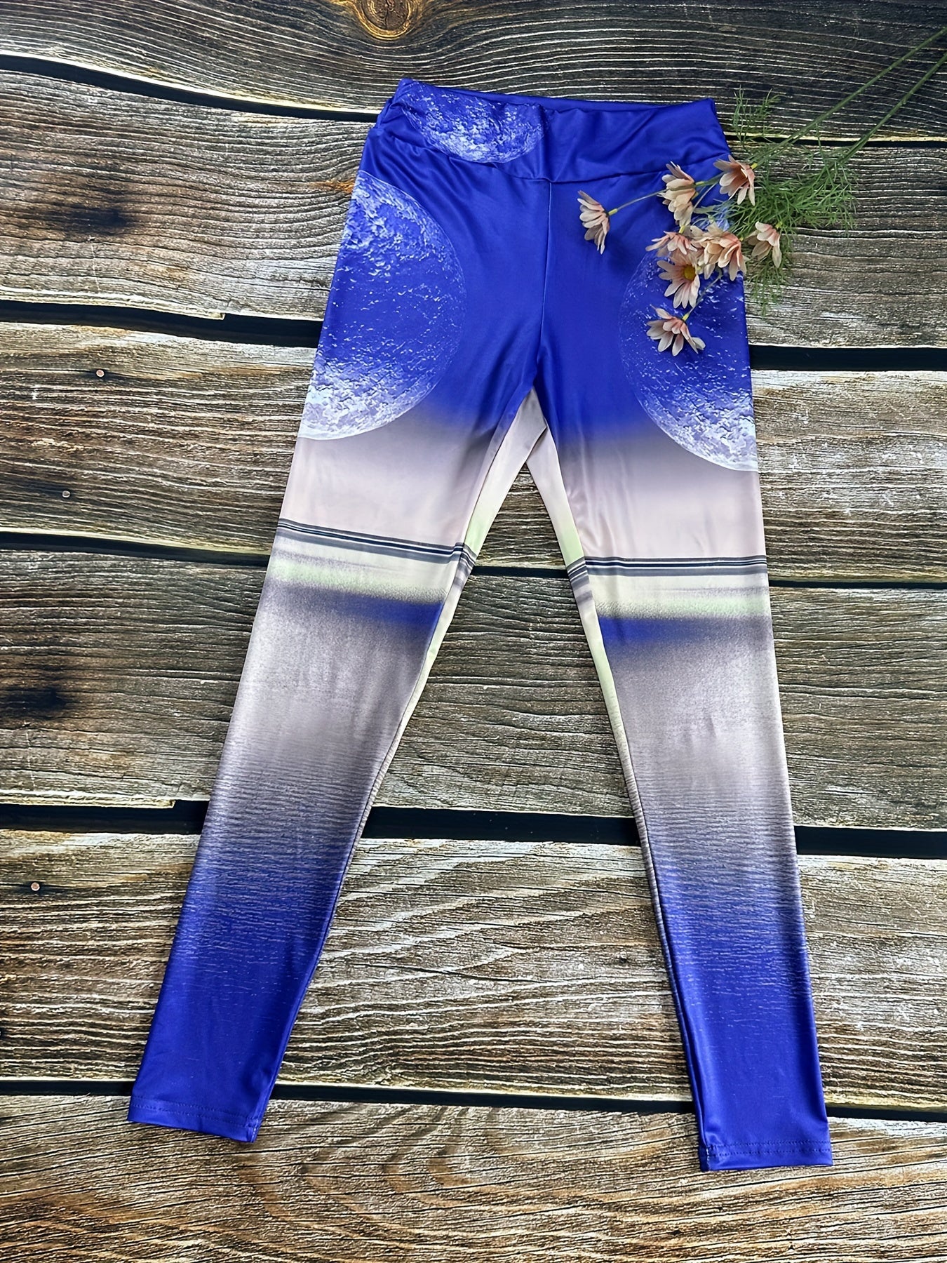 Colorful High Waist Yoga Tight Pants Fitness Leggings