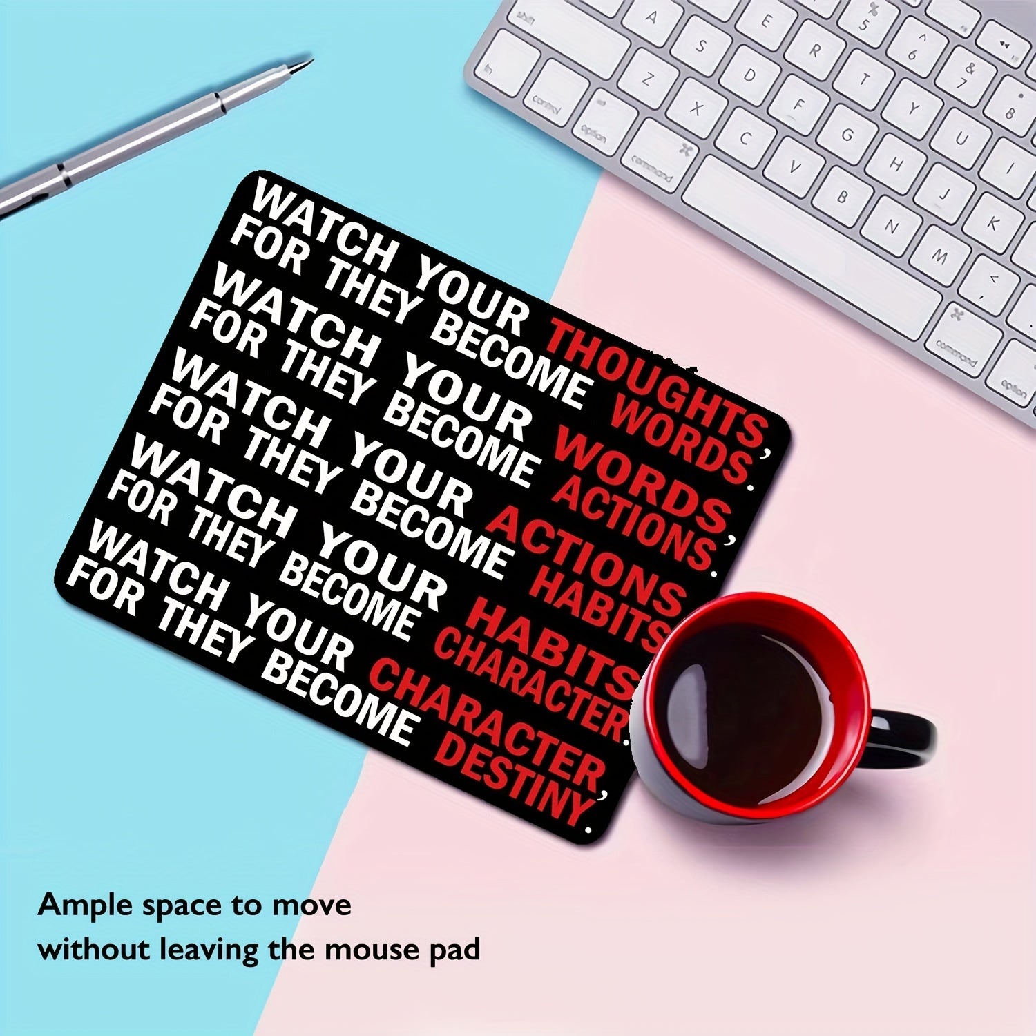 Motivational Words Quotes Mouse Pad 24 13 X 20 07 Cm
