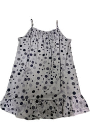 Polka Dot Cami Top Sleeveless Crew Neck Spaghetti Strap