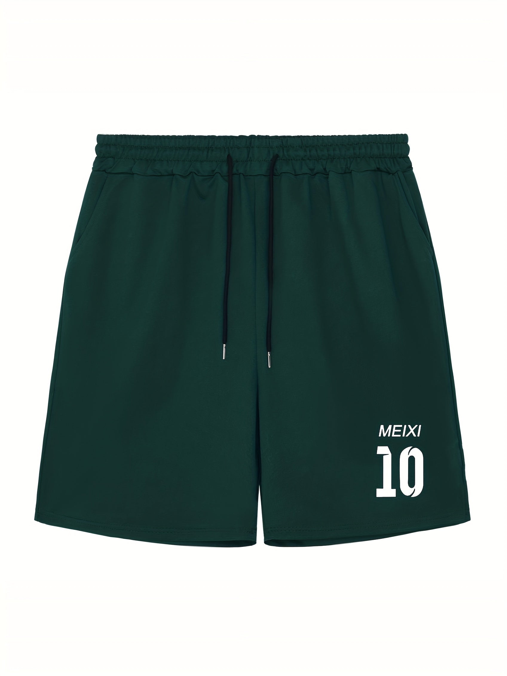 Men's Meixi 10 Print Workout Shorts Active Slightly Stretch Breathable