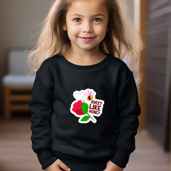 OERYUI Kids Sweet Like Honey Print Sweatshirt - Comfy Pullover