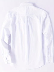 Men's Square Neck Button Up Shirt with Chest Pocket