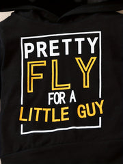 Toddler Baby Boys Pretty Fly Print Hoodie & Camo Pants Outfit