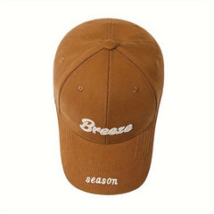Embroidered Canvas Baseball Cap for Men - Outdoor Sun Hat for Fishing