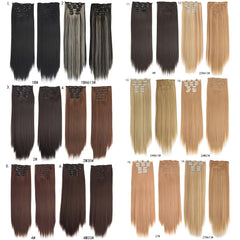 Long Clip In Hair Extensions Straight Wig Tape In Hair Extensions
