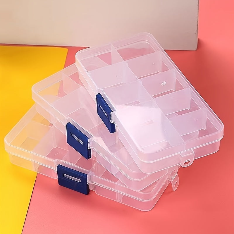 Jewelry Storage Box 10 Grids Plastic Storage Box