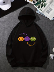 Girls' Pumpkin Graphic Long Sleeve Sweatshirt Hoodie