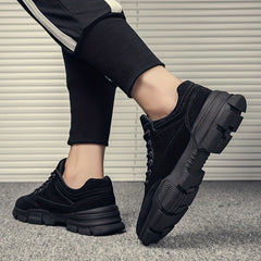 Men's Lace up Sneakers Comfortable Walking Shoes