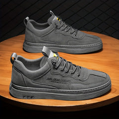 Men's Letters Print Lace-up Sneakers Skate Shoes