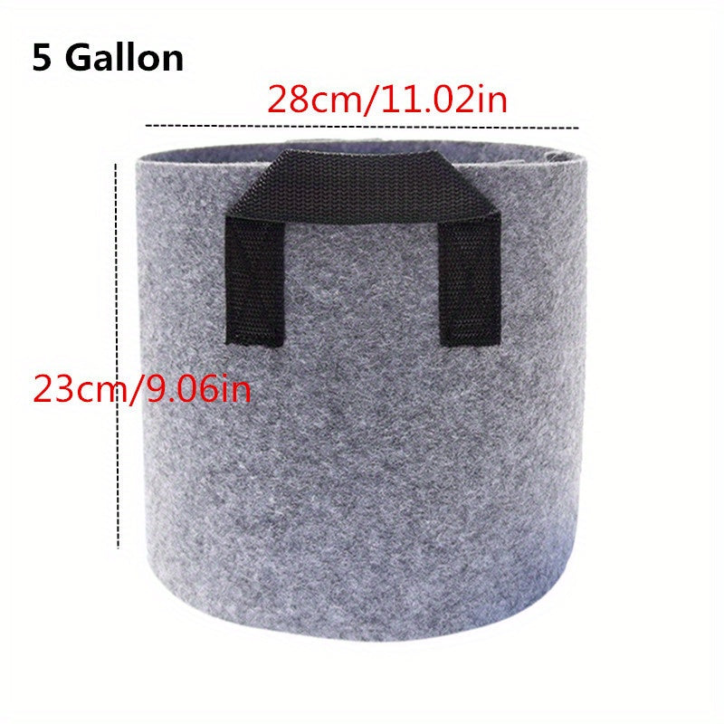 Non Woven Planting Bag With Handle for Balcony Gardening