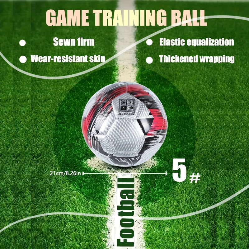 Laser Football Soccer Ball for Outdoor Training and Entertainment