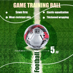 Laser Football Soccer Ball for Outdoor Training and Entertainment