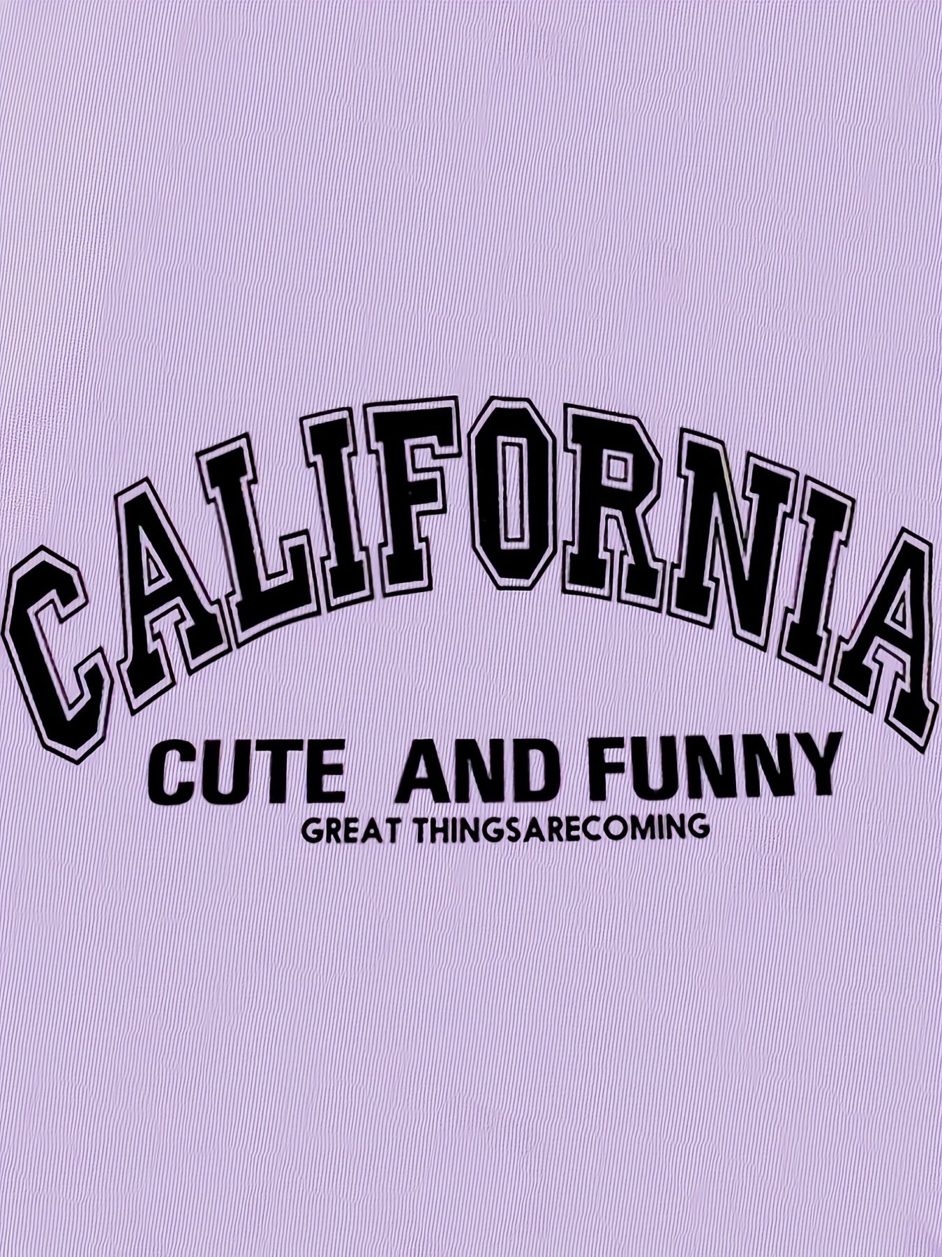 Girl's Sporty Style 2pcs Sweatshirt & Sweatpants Set for Spring Fall
