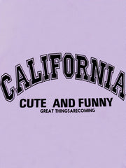 Girl's Sporty Style 2pcs Sweatshirt & Sweatpants Set for Spring Fall