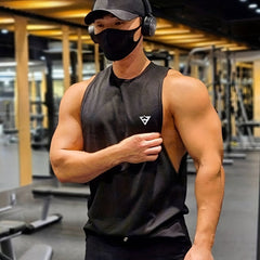 Men's Quick Dry Sports Tank Top Light Loose Sleeveless Shirt