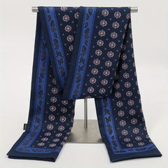 Men's Printed Double Layer Scarf